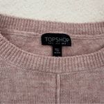 Topshop Cropped Pink Sweater Photo 3