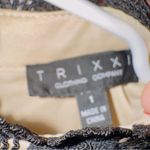 Trixxi Black Sleeveless Nude Underlay Lace Mini Dress size 1 Photo 3