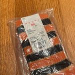 Uniqlo x Marni Cashmere Black and Orange Striped Gloves One Size Photo 0