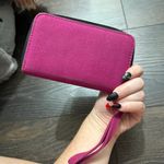 PINK - Victoria's Secret Victoria’s Secret Pink Y2K 2000s Zip Around Wallet Wristlet Photo 1