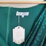 Ivy City Co Jagger Sequin Belted Dress NEW NWT Green Size 2X Photo 5