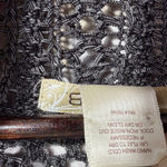 Arden B  Open-Knit Long Cardigan Drawstring Waist Size S Gray Duster Sweater Photo 7