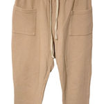 Slighr Size Large Tan Beige Waffle Knit‎ Pull on Casual Lounge Pants Photo 0