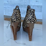 MATIKO Leopard Print Platform Pony Calf Hair
Animal Wedge Ankle Boot 10 Tan Photo 3