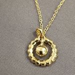 Ted Baker 💕 LONDON💕 Circle Crystal Necklace ~ Gold with Swarovski Crystals NWT Photo 5