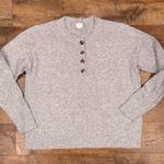 Stars Above  Waffle Knit Sweater Soft & Cozy Gray Pajama Set Photo 8