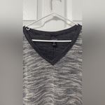 Motherhood Maternity Gray and Black V-Neck Sweater Photo 1