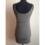 Forever 21  Mini Dress Y2K Black & White Check Zipper Side Size Medium NWOT Photo 4