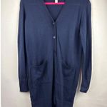D & Co. Navy Blue Long Cardigan Sweater XS Petite Size undefined Photo 1