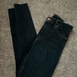 Lucky Brand Frayed Ankle Dark Wash Jeans Size 6 Photo 10