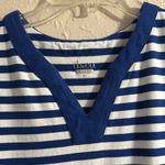 Nautical Striped Sleeveless Dress Blue Size M Photo 2