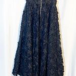 Selfie Leslie Dori Floral Embellished Midi Dress Black Strapless Event Evening Photo 3