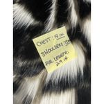 Almost Famous KLd SIGNATURE FAMOUS BOHO ROCKER FAUX FUR VEST 70’s Style Size SMALL Photo 2