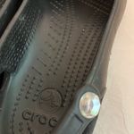 Crocs 7W SLIP ON BLACK SLINGBACK BALLET FLAT WITH GEM. ROUND TOE PREOWNED Photo 6