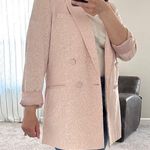 House of Harlow  1960 Pink Oversized Double Breasted Boyfriend Blazer Ski… Photo 0