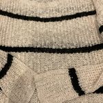 Garage  Black and White Striped Sweater Photo 2