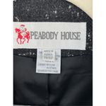 T1 Peabody House Blazer Jacket Tweed Career Wear Business Casual Black Size 12 Photo 1