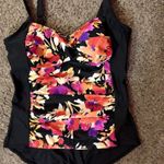 Tropical Escape  Swimsuit Womens 12 Used Floral One Piece Photo 10