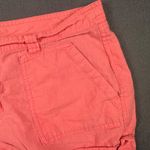 Gap Factory Womens 14 Aubrey Pink Linen Blend Flat Front Shorts 2.5 Inseam Photo 2