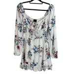 Urban Outfitters New Lumiere White Floral Mini Dress Size M Photo 2