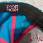 Pacific&Co Acme hat  snap back hat 80’s style Hoboken pier hat in teal Photo 4