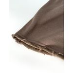 PaperMoon Womens Small Tiered Ruffled Zip Up Hooded Drawstring Top Brown Jacket Photo 4