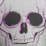 Tultex Oversized Skull Sweatshirt Crew Neck Fleece Gray Graphic Print Size XXL Unisex Photo 4