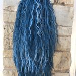 Blue Long Curly Soft Swisslace Lacefront wig Photo 2