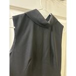 Italian Sonia Spegiale Black Collar Faux Fur Elements Size 44 Bodycon Mini Dress Size M Photo 2
