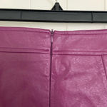 Nasty Gal NWOT | Collection women’s faux leather purple miniskirt — size 4 Photo 5