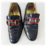 Gucci Vintage  Horsebit Loafers Driving Shoes Gold Hardware Classic 8 B Photo 5