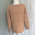 Lucky Brand  Cozy Tan Cable Knit Sweater Size Medium Oversized Photo 1