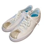 Converse White & Gold Star Design Sneaker Women’s Shoe Size 7 Sparkle Detail! Photo 1