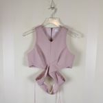 Nicholas Vintage Ponti Wrap Band Crop Top Photo 10