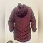 Steve Madden Women's Puffer Coat - Deep Burgundy Photo 8