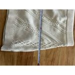 Maeve Anthropologie  Cable-Knit Sweater Skirt Ivory size medium Photo 7