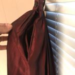 Vintage wine taffeta circle skirt with pockets Photo 6
