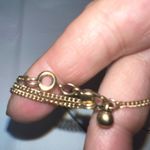 Vintage Layered Green and‎ Opal Stone Necklace Gold Photo 9