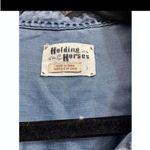 Holding Horses  Denim Shirt button down long sleeve size 2 Photo 4