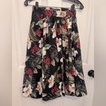 Hell Bunny  VIXEN Women’s Tropical Floral Print Button Detail Midi Skirt Size XS Photo 0