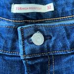 Levi's Levi’s 725 High Rise Bootcut Jeans Lapis Dark Horse Dark Wash Size 32 Photo 2