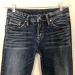 Silver Jeans Boyfriend Womens 25 Whiskered Stretch Distressed Western Cowgirl Blue Photo 2