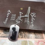 Nike Stainless Steel Dog Tag Necklace Streetwear Sportswear  Photo 3