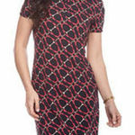 IBKUL Bitty Equestrian Print Short Sleeve Polo Golf Athleisure Dress SMALL Photo 0