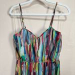 Jack by BB Dakota  Multicolor Polyester Sweetheart Neck Sleeveless Maxi Dress 4 Photo 1