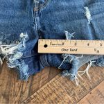 Levi's Levi’s Dark Wash Denim Cut Off Ribcage High Rise Shorts Button Fly Size 26 Photo 8