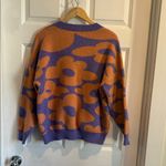 Le lis  Purple and Orange Knit Sweater Photo 2