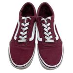 Vans  Off The Wall Women Burgundy Sneakers Size 7 SKU 1601 Photo 0