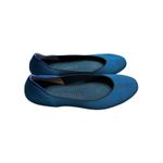 Rothy's Rothy’s The Square Flat Pacific Blue Knit Shoes Size 10 Washable Eco Sustainable Photo 1