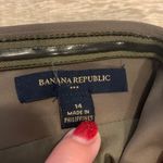 Banana Republic  olive green satin strapless formal dress Photo 5